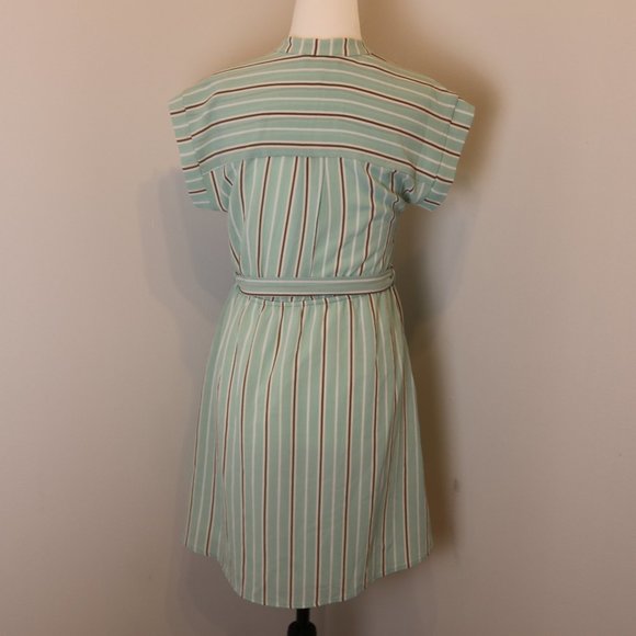 Beautiful Blue Striped Dress - Picture 9 of 12